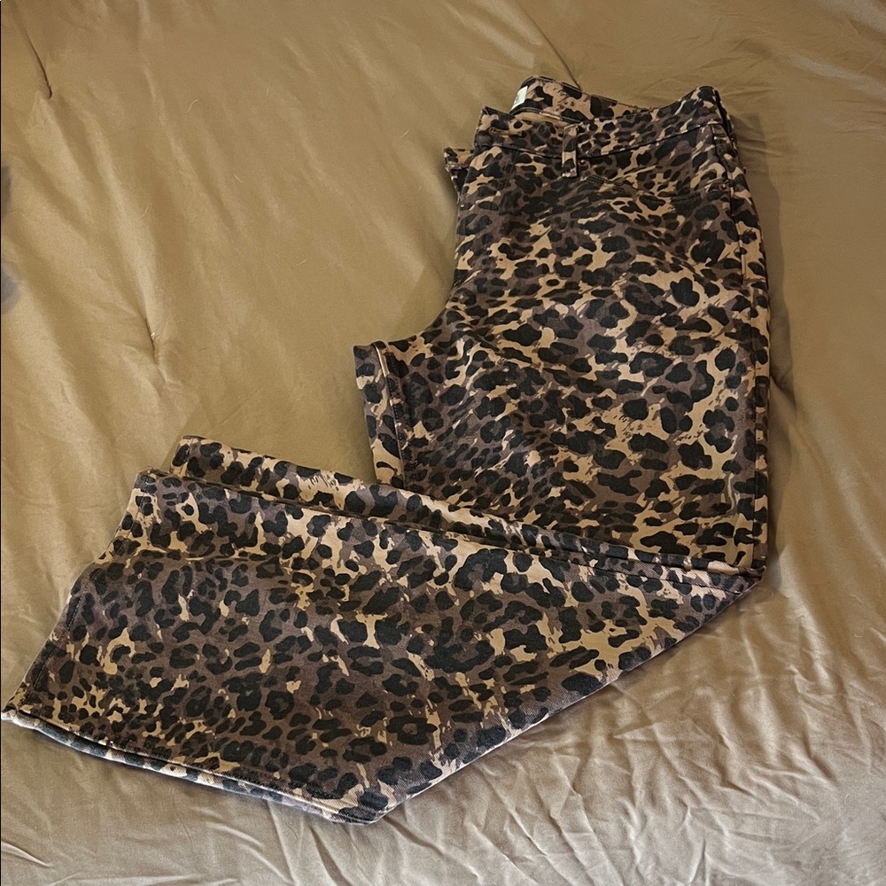 Abercrombie & Fitch Animal Print Jeans